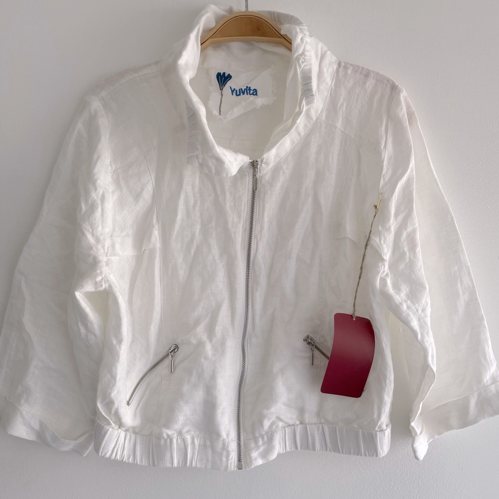 100% Linen Blazer New